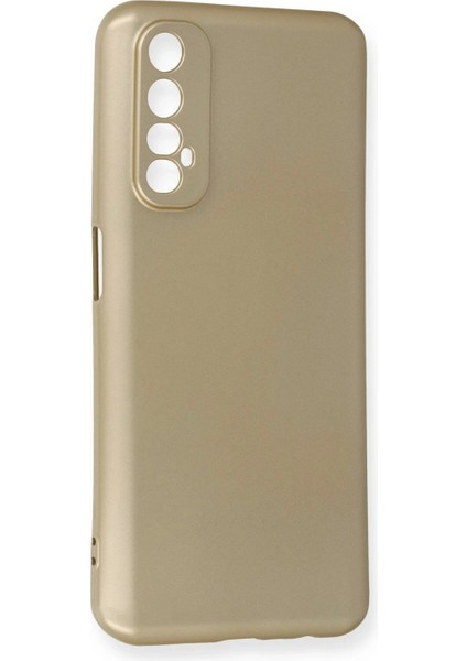 Realme 7 Kılıf First Silikon - Gold fiyatları