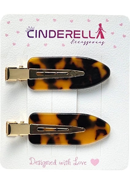 Asetat Iz Yapmayan 2'li Saç Makyaj Cilt Bakımı Klips Toka Seti - Kadın Kuaför Pens Saç Tokası Renk-2