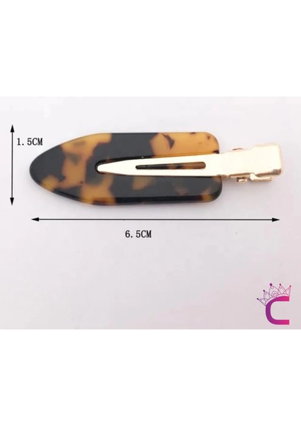 Asetat Iz Yapmayan 2'li Saç Makyaj Cilt Bakımı Klips Toka Seti - Kadın Kuaför Pens Saç Tokası Renk-2 indirimleri