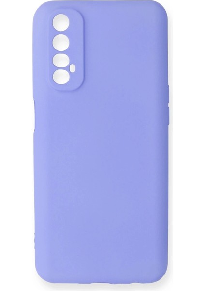 Realme 7 Kılıf First Silikon - Lila