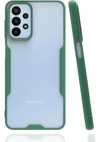 Samsung Galaxy A23 4g Kılıf Platin Silikon - Yeşil