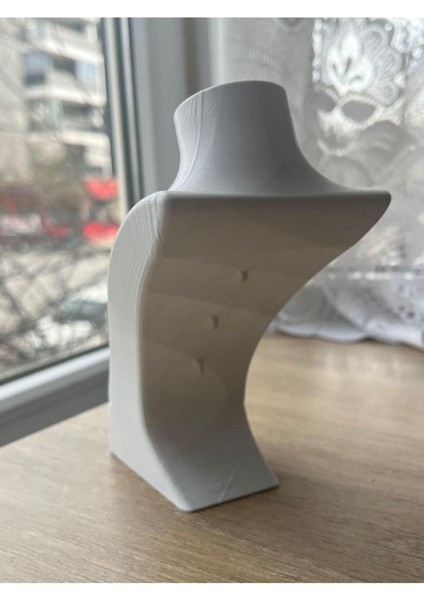 Beyaz Boyun Takı Düzenleyici - Kolye Standı Ve Dekorasyon İçin Şık Tasarım fırsatları