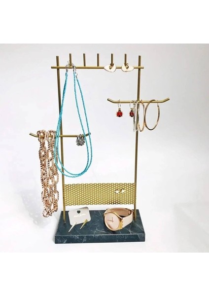 İnce Gold Siyah Kapsamlı Takı Düzeni, Şık Ve Zarif Tasarım