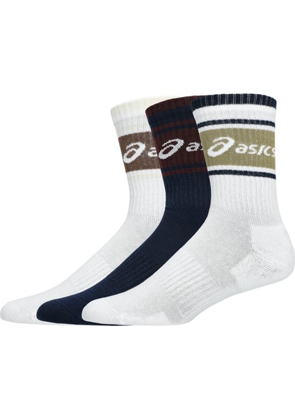 3 Pack Asics Logo Crew Sock Unisex Siyah Koşu Çorabı 3033B879-400 fiyatları