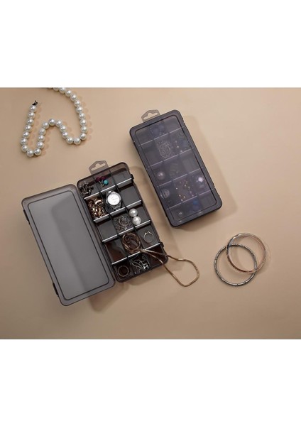 15 Bölmeli Ayarlanabilir Takı Organizer, Şık Ve Fonksiyonel Depolama Çözümü