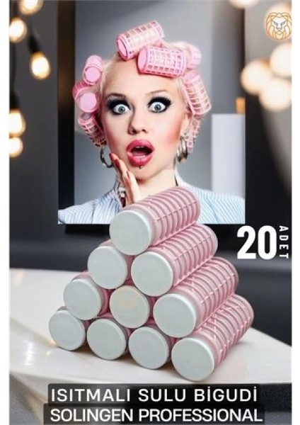 Isıtmalı Sulu Bigudi 2.5 cm 20 Adet Solingen Professional fiyatları