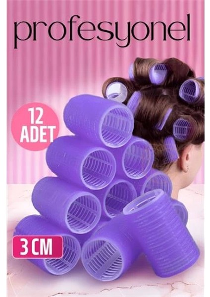 3 cm Bigudi Saç Bigudisi Profesyonel 12 Adet fiyatları