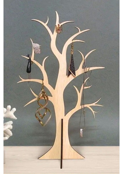 Ağaç Şeklinde Dekoratif Takı Standı, Şık ve İşlevsel Organizer indirimleri