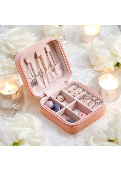 Şık Pembe Takı Saklama Kutusu, Zarif ve Fonksiyonel Tasarım fiyatları