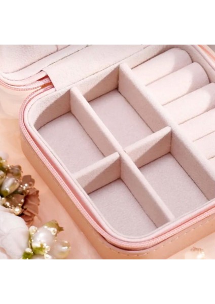 Şık Pembe Takı Saklama Kutusu, Zarif ve Fonksiyonel Tasarım modelleri
