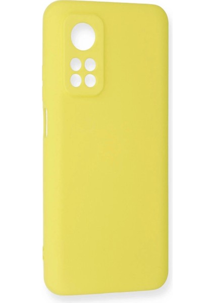 Xiaomi Mi 10T Kılıf Nano Içi Kadife Silikon - Sarı fiyatları