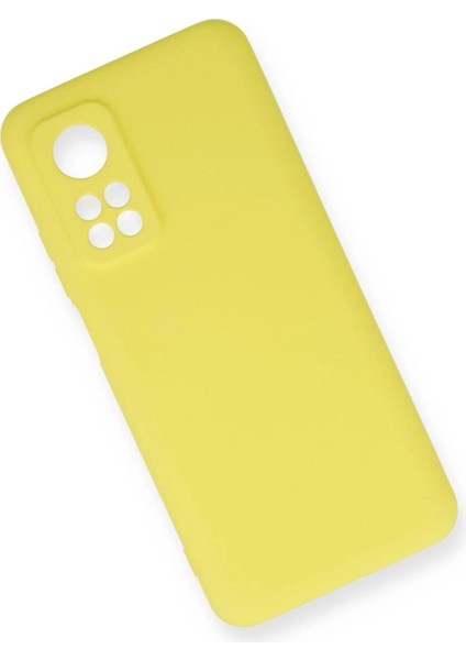 Xiaomi Mi 10T Kılıf Nano Içi Kadife Silikon - Sarı modelleri