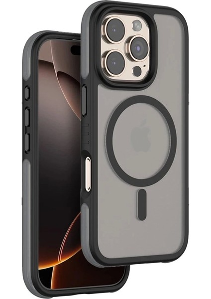 iPhone 16 Pro Max Orbit Magsafe Kapak - Siyah