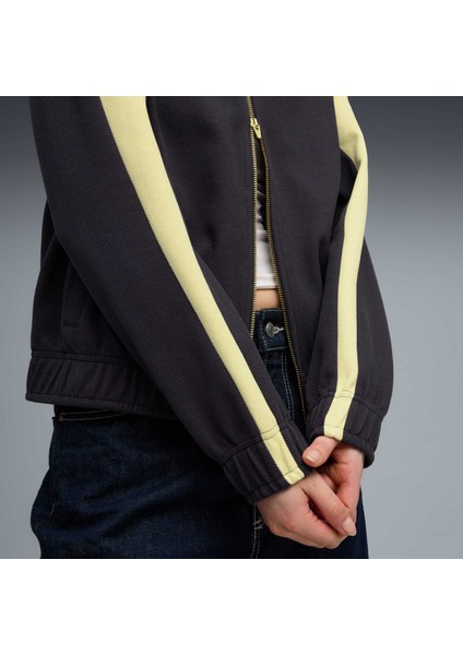 T7 Kadın Geniş Kesim Track Ceket