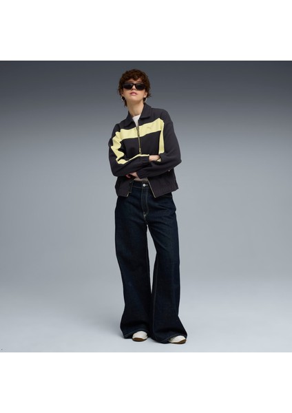 T7 Kadın Geniş Kesim Track Ceket modelleri