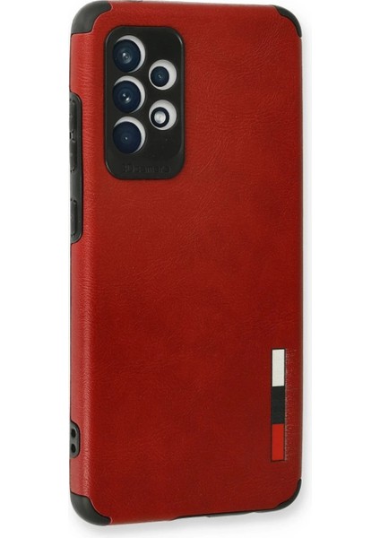 Samsung Galaxy A73 5g Kılıf Loop Deri Silikon - Kırmızı modelleri
