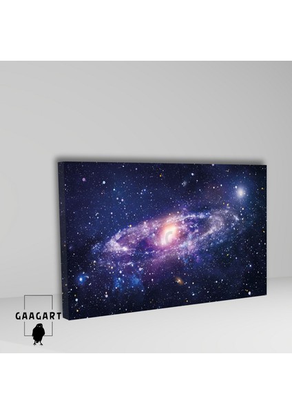 Tekli Yatay Kanvas Duvar Tablosu Uzay Işıklı Gökyüzü fiyatları