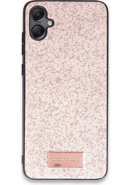 Samsung Galaxy A05 Bright Simli Kapak - Pembe