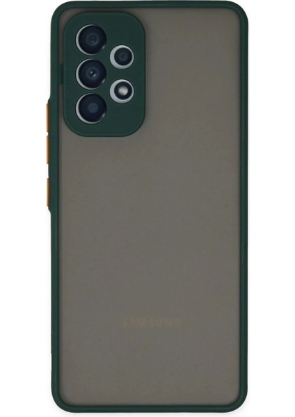 Samsung Galaxy A73 5g Kılıf Montreal Silikon Kapak - Yeşil