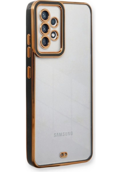 Samsung Galaxy A73 5g Kılıf Liva Lens Silikon - Siyah