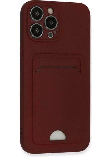 iPhone 13 Pro Max Kılıf Kelvin Kartvizitli Silikon - Bordo fiyatları