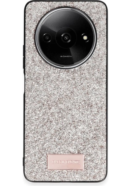 Xiaomi Redmi A3 4g Bright Simli Kapak - Gold