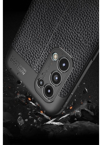 Oppo Reno 5 Kılıf Auto Focus Kapak - Siyah modelleri