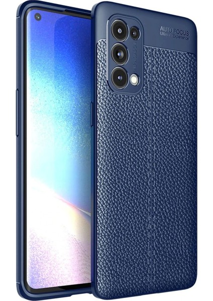 Oppo Reno 5 Pro Kılıf Auto Focus Kapak - Lacivert