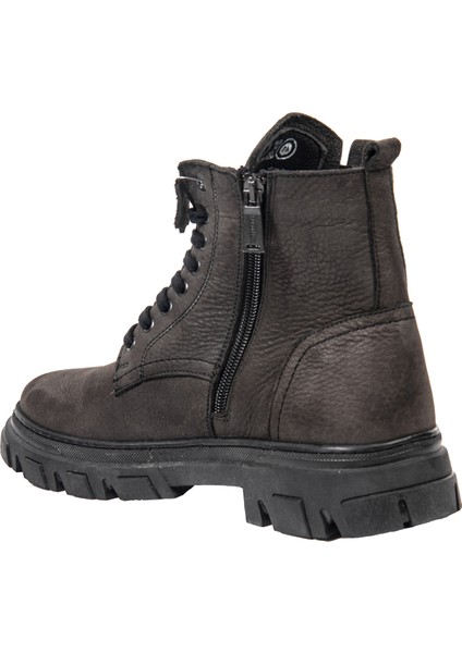 Antrasit Erkek Deri Bot BUL-250005 modelleri