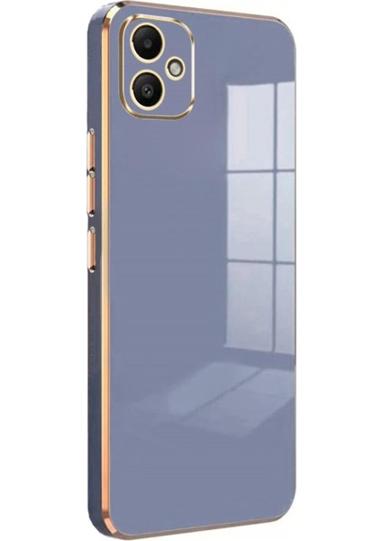Samsung Galaxy A05 Kılıf Volet Silikon - Mavi