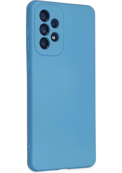 Samsung Galaxy A23 4g Kılıf Nano Içi Kadife Silikon - Mavi fiyatları