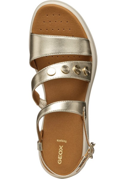 Altın Kadın Sandalet D550EF fırsatları