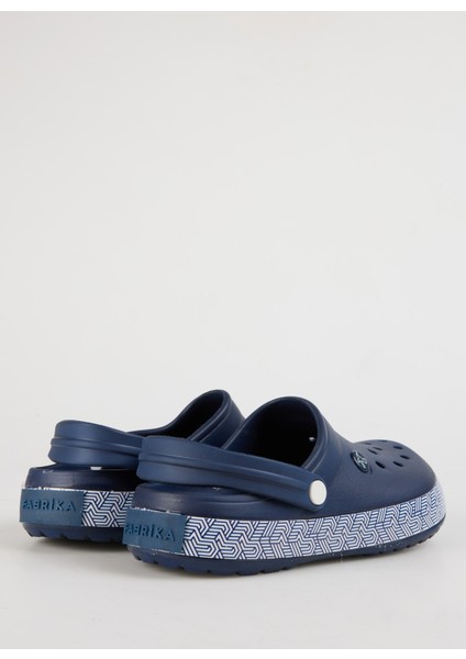 Lacivert-Beyaz Erkek Terlik Inferno modelleri