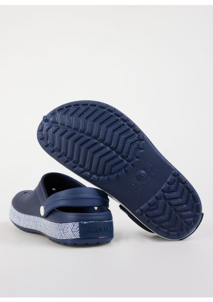 Lacivert-Beyaz Erkek Terlik Inferno