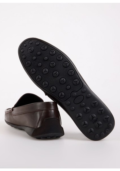 Deri Kahve Erkek Günlük Ayakkabı Abel fırsatları