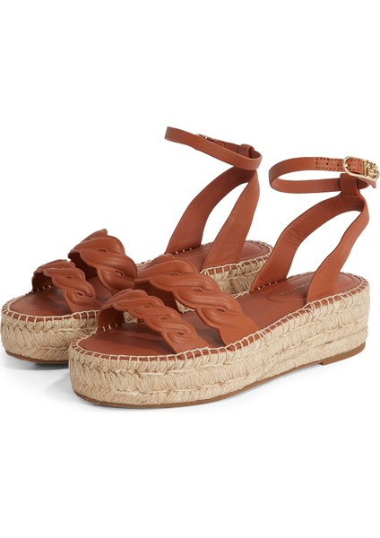 Deri Taba Kadın Sandalet FW0FW08496 modelleri