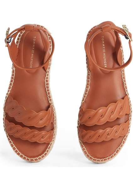 Deri Taba Kadın Sandalet FW0FW08496 fırsatları