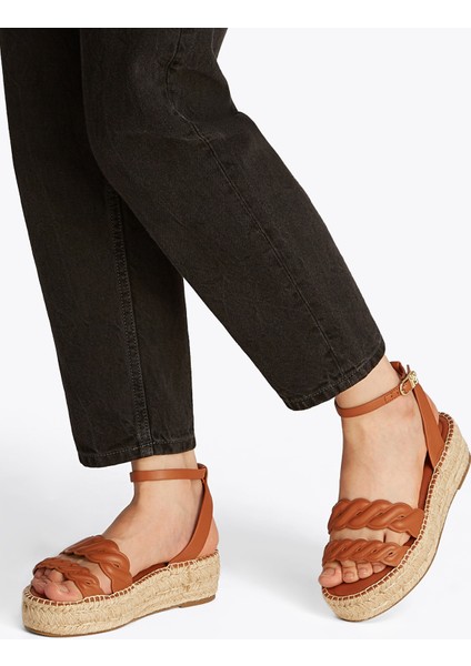 Deri Taba Kadın Sandalet FW0FW08496