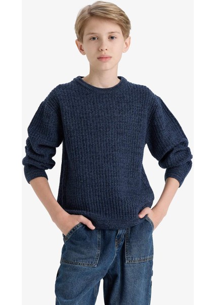 Erkek Çocuk Bisiklet Yaka Triko Kazak C9468A825AU modelleri