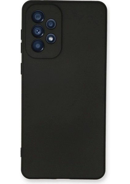 Samsung Galaxy A73 5g Kılıf Nano Içi Kadife Silikon - Siyah
