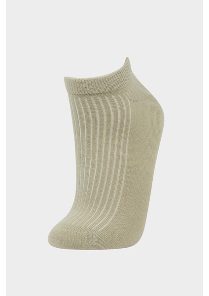 Kadın 7'li Pamuklu Patik Çorap F5658AXNS indirimleri