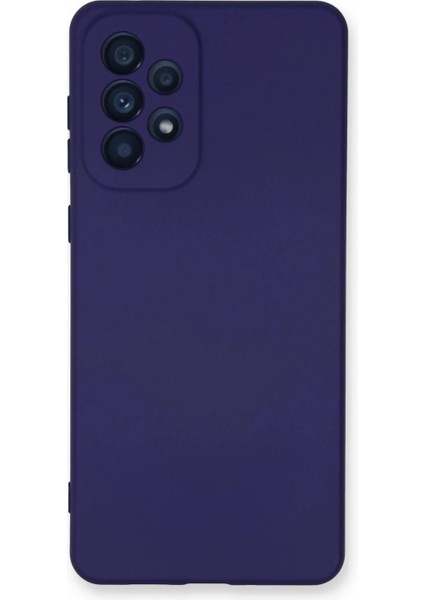 Samsung Galaxy A73 5g Kılıf Nano Içi Kadife Silikon - Mor