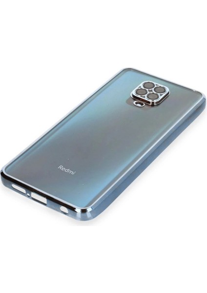 Xiaomi Redmi Note 9 Pro Kılıf Lensli Silikon - Açık Mavi fırsatları