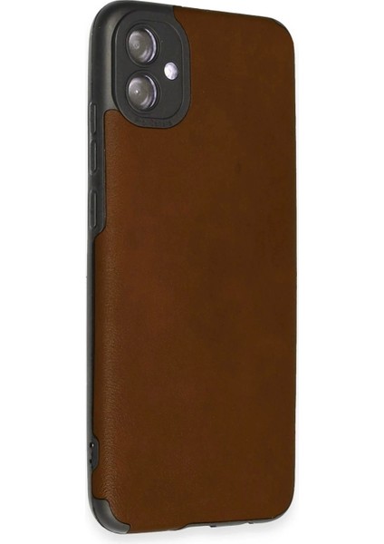 Samsung Galaxy A04E Kılıf Loop Deri Silikon - Kahverengi fiyatları