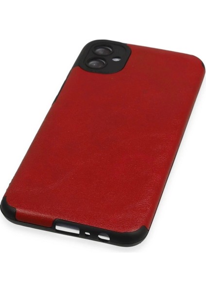 Samsung Galaxy A04E Kılıf Loop Deri Silikon - Kırmızı fırsatları