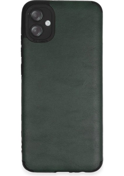Samsung Galaxy A04E Kılıf Loop Deri Silikon - Yeşil