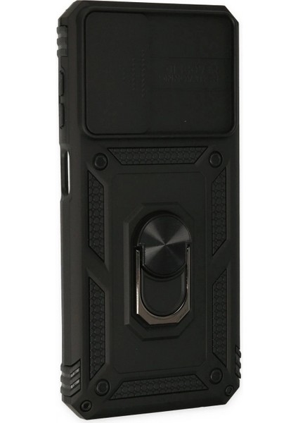 Samsung Galaxy A13 4g Kılıf Pars Lens Yüzüklü Silikon - Siyah fiyatları