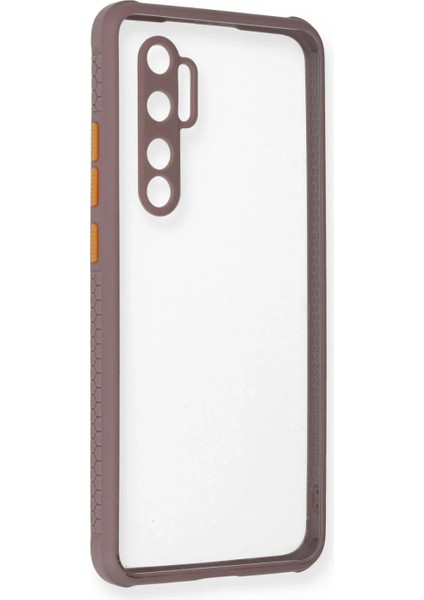 Xiaomi Mi Note 10 Lite Kılıf Miami Şeffaf Silikon - Açık Mor