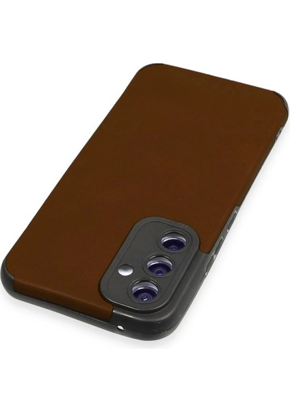 Samsung Galaxy A54 5g Kılıf Loop Deri Silikon - Kahverengi modelleri