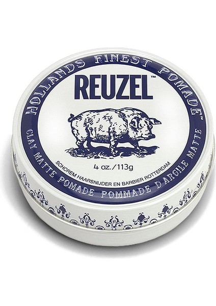 Clay Matte Pomade Orta Tutucu Mat Kil Wax 113 gr.